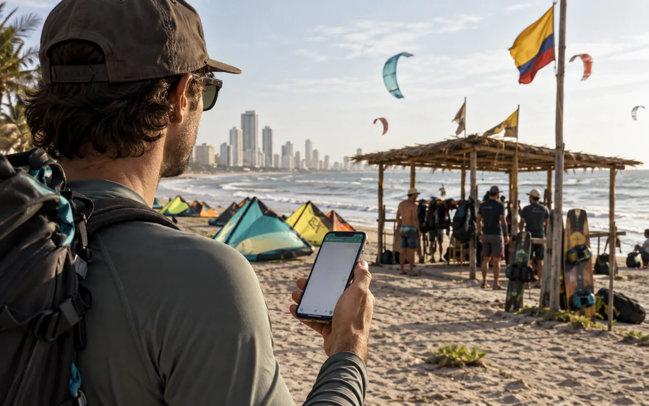 Reservar kitesurf: datos, pago y cambios por clima